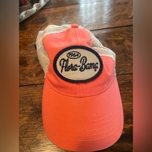 Women’s Flora Bama Baseball Hat coral color